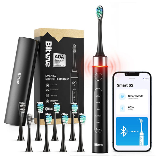 Elektrická zubná kefka Bitvae S2 Smart, čierna