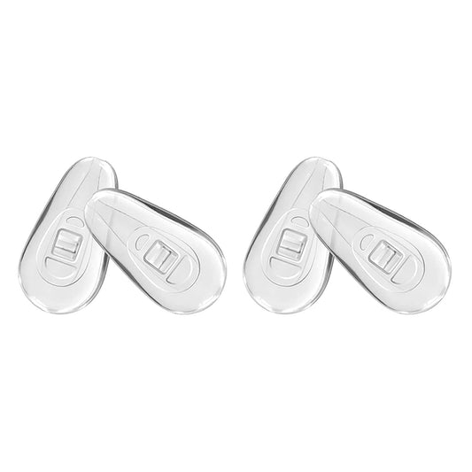 Techsuit NPT1 Silicone Nose Pads for Glasses, Set of 2, Transparent