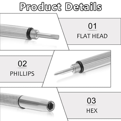 Silikónové nosníky na okuliare a skrutkovač Techsuit ST1, Sada 4 kusy, Priehľadné