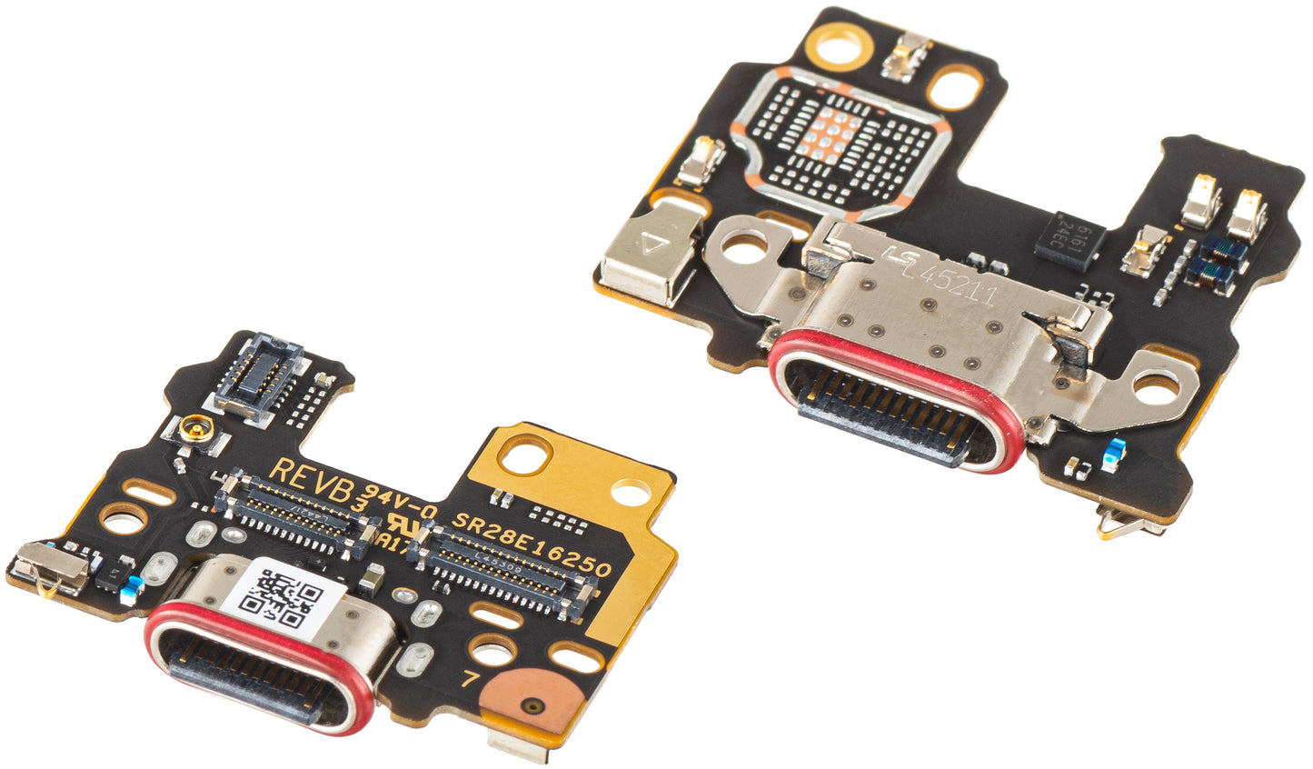 Doska s konektorom nabíjania - Mikrofón Motorola Edge 50, Service Pack 5P68C24920