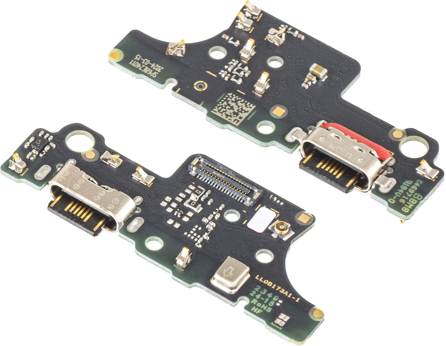 Doska s konektorom nabíjania - Mikrofón Motorola Moto G04s, Servisný balík 5P68C24255