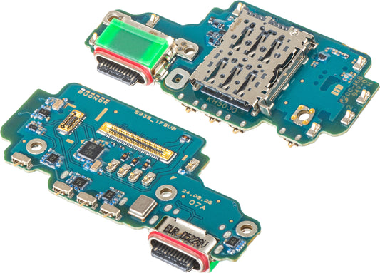 Doska s konektorom nabíjania - Mikrofón - Modul čítačky SIM karty Samsung Galaxy S25 Ultra S938, Service Pack GH96-18321A