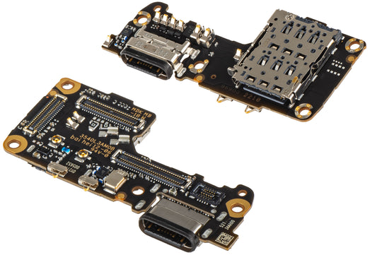 Doska s konektorom nabíjania - Mikrofón - Modul čítačky SIM Xiaomi 12S / 12X / 12, Service Pack 5600010L3A00