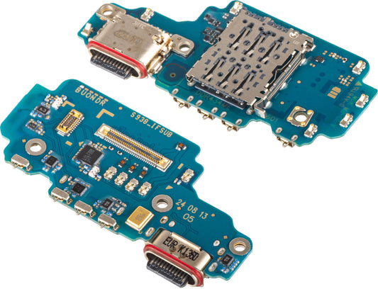 Doska s konektorom nabíjania - mikrofón - modul čítača SIM Samsung Galaxy S25 Ultra S938