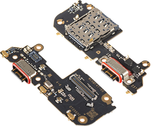 Doska s konektorom nabíjania - mikrofón - modul čítača SIM Xiaomi 14T