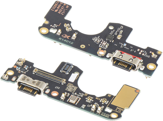 Charging Connector Board - Microphone Motorola Moto G77 / G67, Service Pack 5B28C32011