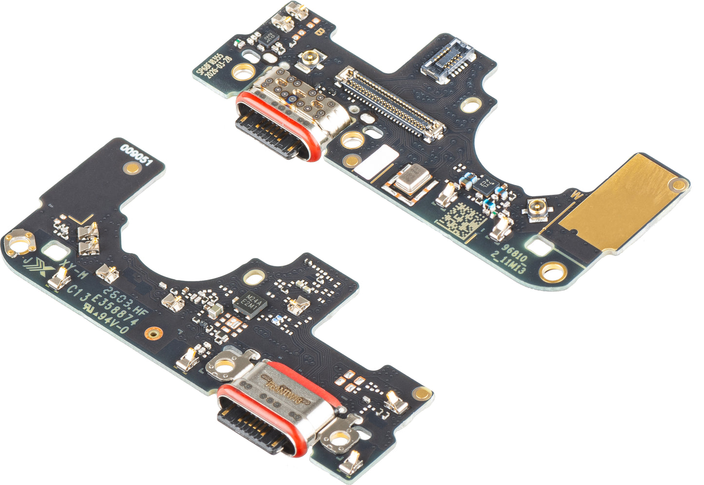 Doska s konektorom nabíjania - Mikrofón Motorola Moto G87, Service Pack 5B28C32729
