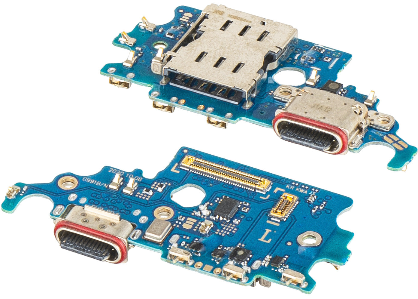 Doska s konektorom nabíjania - mikrofón - modul čítača SIM Samsung Galaxy S21 5G G991