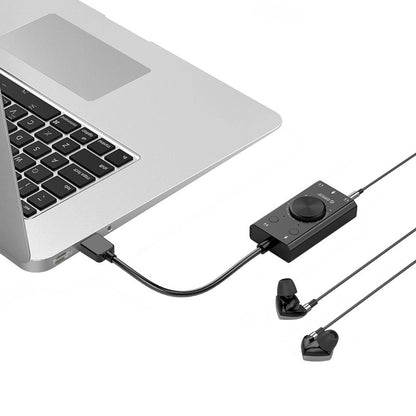 USB zvuková karta Orico SC2, 3 x Jack 3,5 mm, čierna