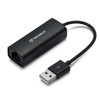 Sieťová karta Techsuit AC19, RJ45, USB, Čierna