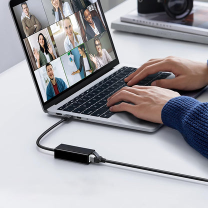 Sieťová karta Techsuit AC19, RJ45, USB, Čierna