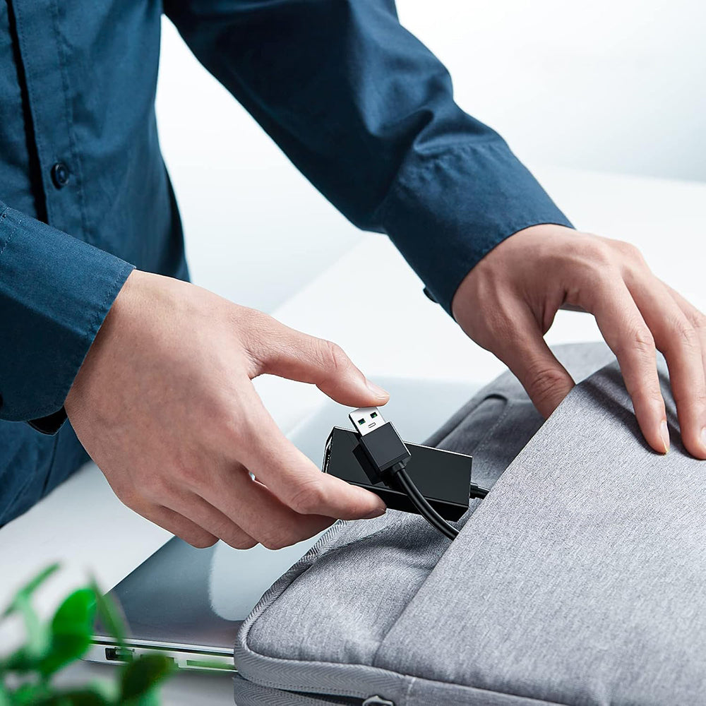 Sieťová karta Techsuit AC19, RJ45, USB, Čierna