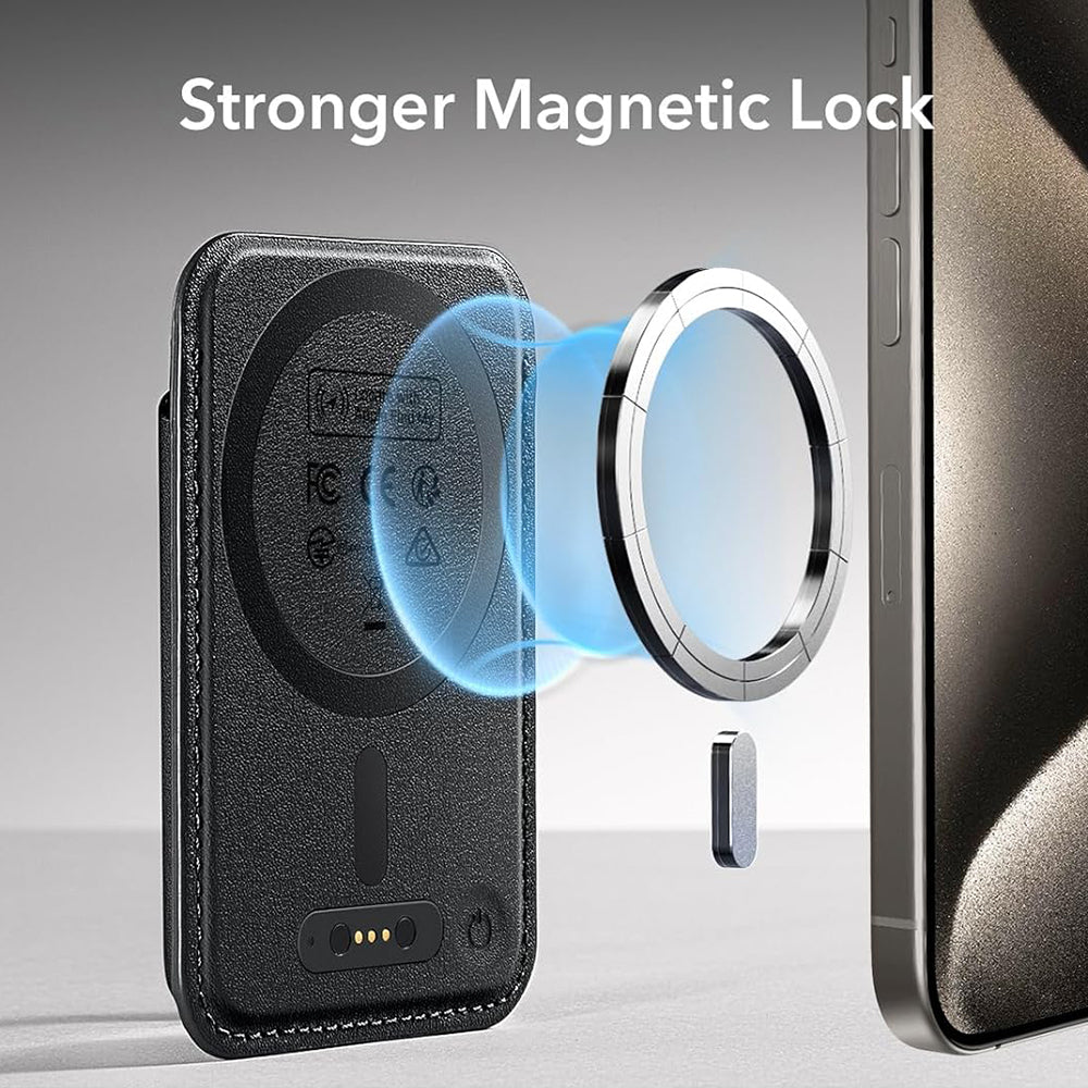 Peňaženka MagSafe, ESR, Classic Geo, Čierna