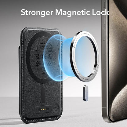 Peňaženka MagSafe, ESR, Classic Geo, Čierna