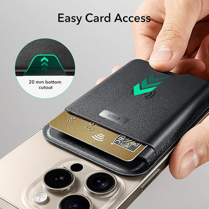 Peňaženka MagSafe, ESR, Classic Geo, Čierna