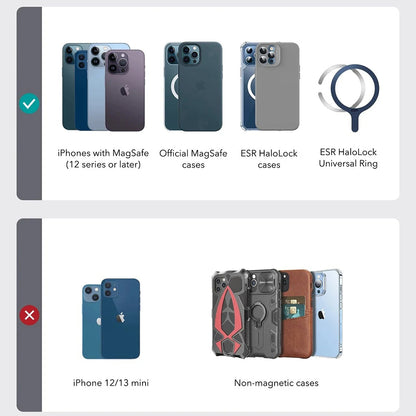 Peňaženka MagSafe, ESR, Findy my Wallet, Hnedá