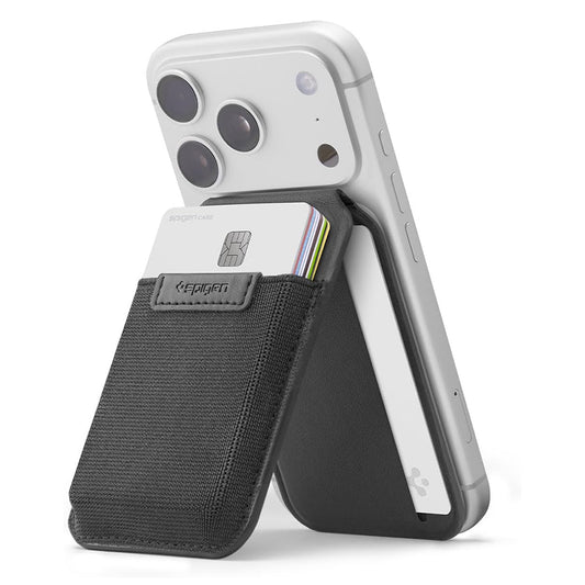 Peňaženka MagSafe, Spigen, Slim Fold Tripod S314-4, Čierna AFA11591