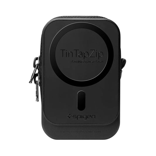 Peňaženka MagSafe, Spigen, TinTap ZIP MagFit 2, Čierna AFA11564