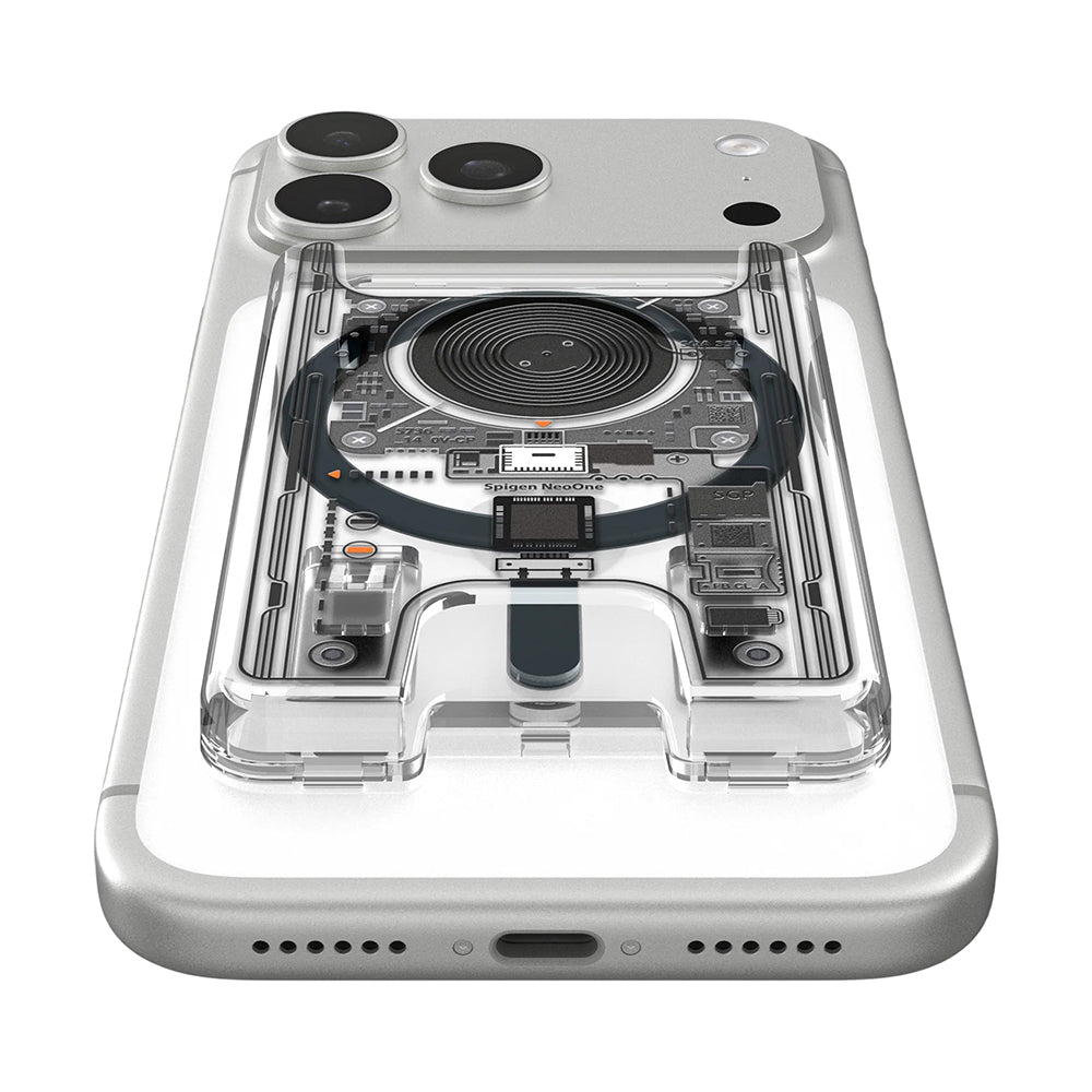 Peňaženka MagSafe, Spigen, Ultra Hybrid Zero One, Transparentná AFA11403