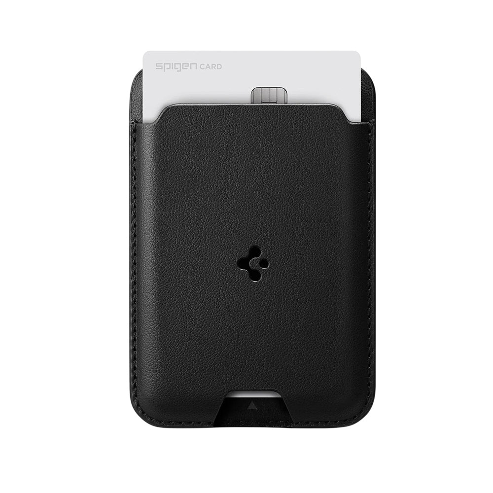 Peňaženka MagSafe, Spigen, Valentinus MagFit 2 karty, čierna AMP02284