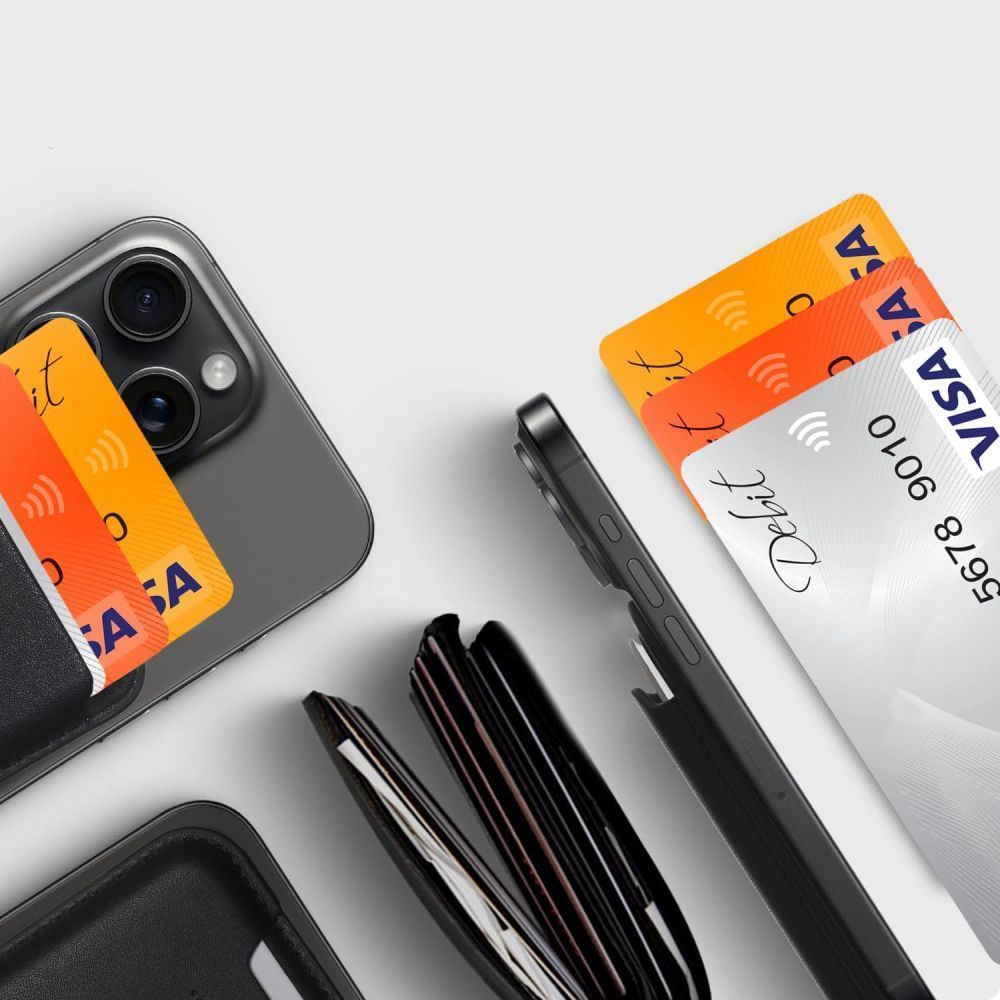 Peňaženka MagSafe, Tech-Protect, Magwallet, Oranžová