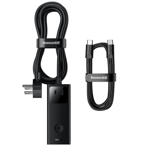 Predlžovačka Baseus PowerCombo US, 3 x Zásuvka, Čierna PSLA020101