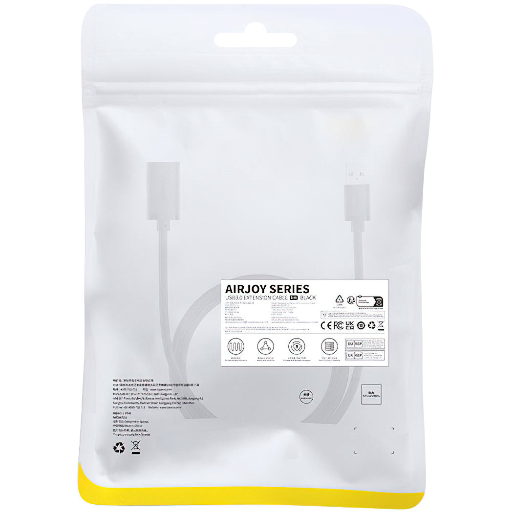 Predlžovací kábel USB 3.0 Baseus AirJoy Series, 1m, Čierny B00631103111-00