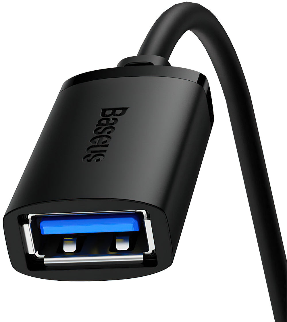 Predlžovací kábel USB 3.0 Baseus AirJoy Series, 1m, Čierny B00631103111-00