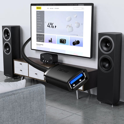 Predlžovací kábel USB 3.0 Baseus AirJoy, 3m, čierny B00631103111-04