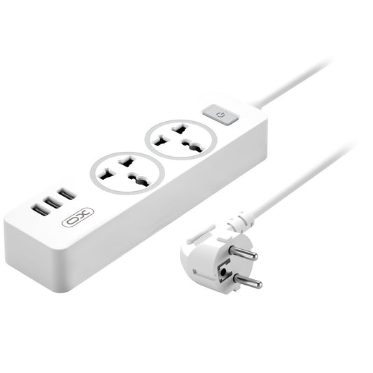 Predlžovačka XO Design WL04, 3 x Zásuvka, Biela