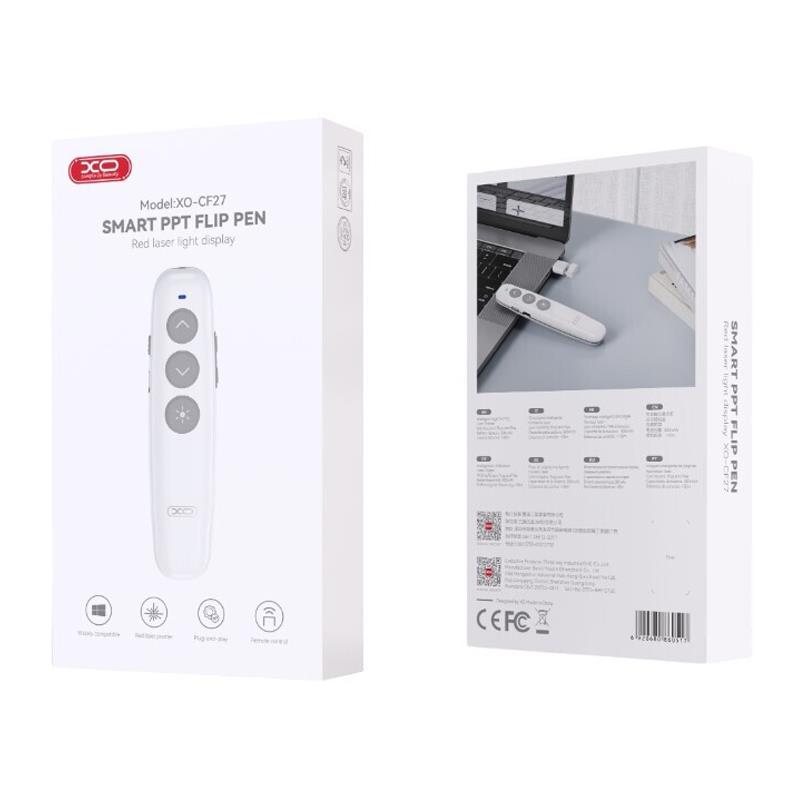 Bezdrôtový prezentér XO Design CF27, biely
