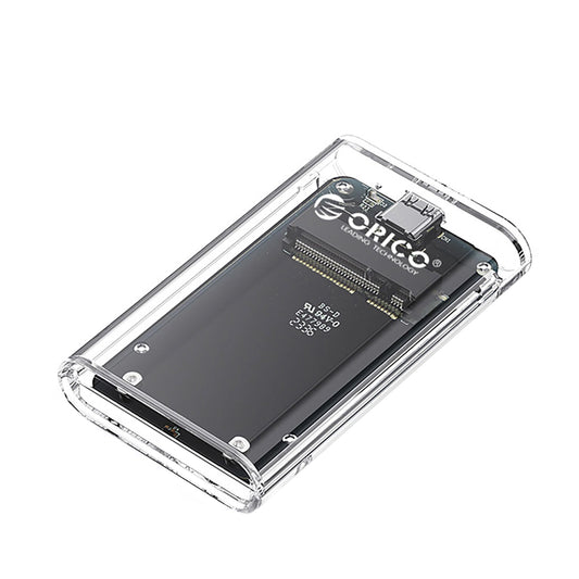 Rack Orico TC10-MS pre SSD mSATA, priehľadný