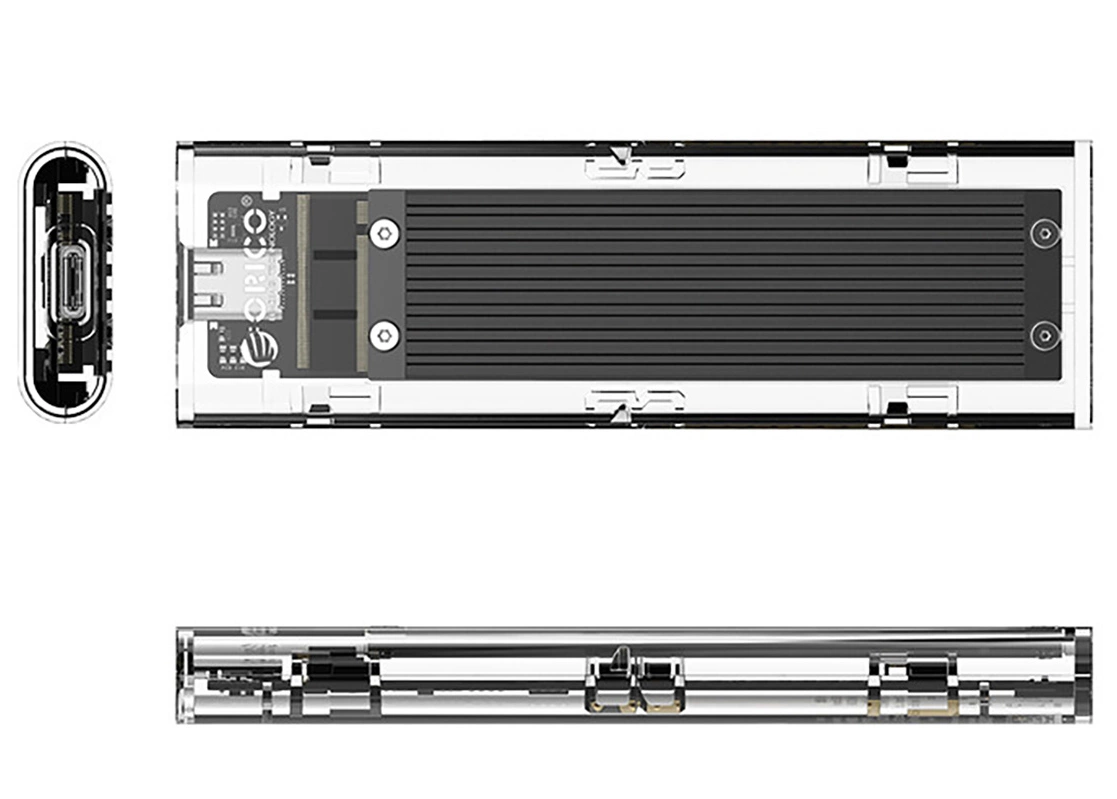 Rack Orico TCM2-C3 pre SSD M.2 NVMe, čierny