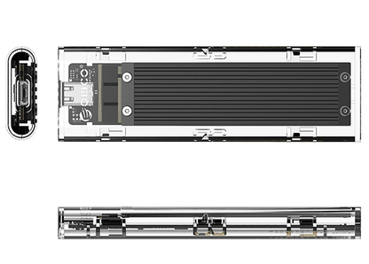 Rack Orico TCM2-C3 pre SSD M.2 NVMe, čierny