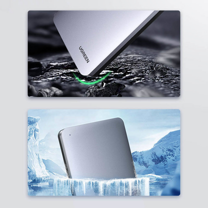 Rack UGREEN CM300 pre HDD / SSD SATA 2,5 palca, USB 3.1, sivý 