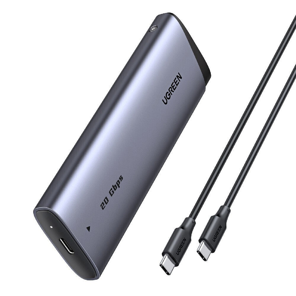 Rack UGREEN CM767 (55150) pre SSD M.2 NVMe, Sivý