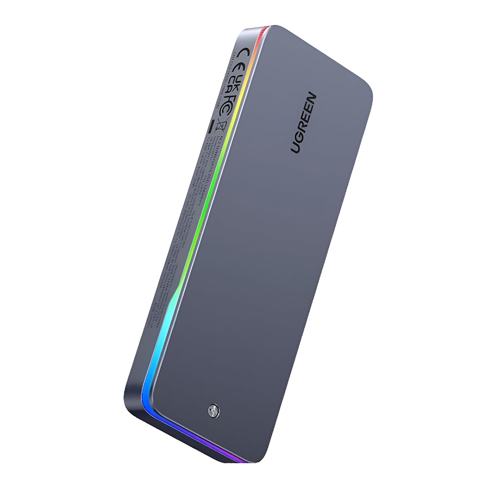 Rack UGREEN CM777 (25665) pre SSD M.2 NVMe, čierny