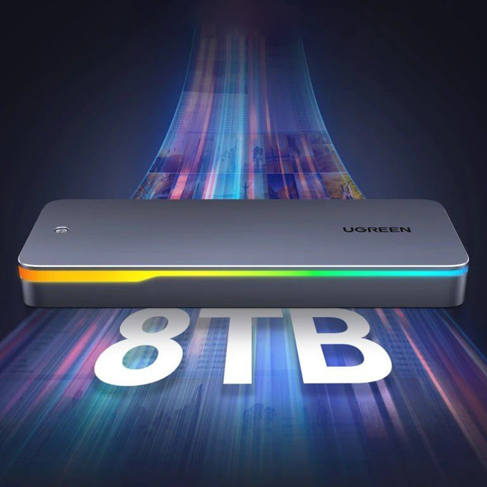 Rack UGREEN CM777 (25665) pre SSD M.2 NVMe, čierny