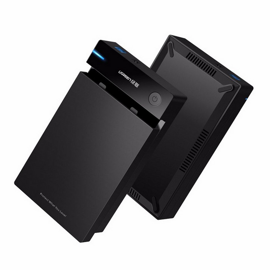 Rack UGREEN US222 pre HDD / SSD SATA 2,5 palca, čierny