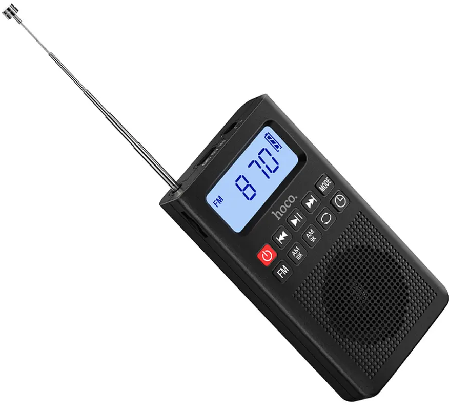 Prenosné rádio HOCO HI51, čierne
