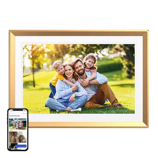 Digitálny fotorámik Arzopa D10, zlatý