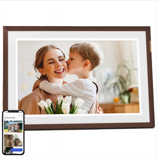 Digitálny fotorámik Arzopa D10, hnedý