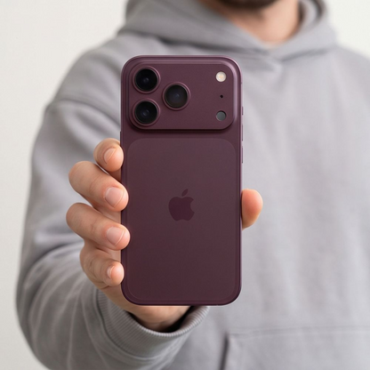 Ochranný rám zadného fotoaparátu Tech-Protect Camalloy Fit+ pre Apple iPhone 18 Pro, hliníkový, bordový