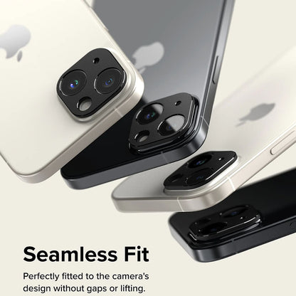 Rám ochrany zadnej kamery Ringke Styling pre Apple iPhone 15 Plus / 15, Hliník, Čierna