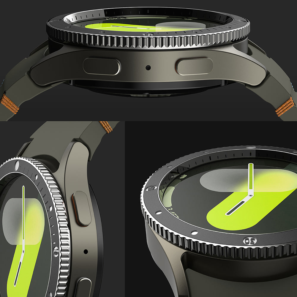 Ringke Premium Styling Protection Frame for Samsung Galaxy Watch7 40mm, Model 2, Black