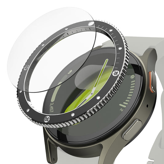 Rám Ochrany Ringke Premium Styling pre Samsung Galaxy Watch7 44mm, Model 2, Čierna