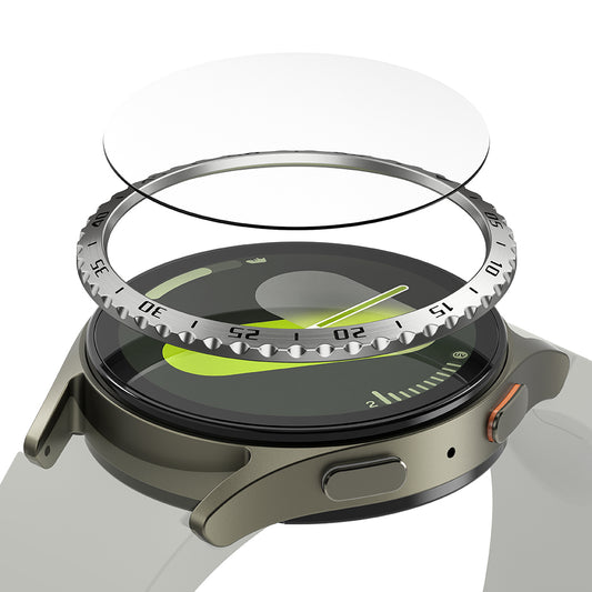 Rám Ochrana Ringke Styling pre Samsung Galaxy Watch7 40mm, Model 5, Strieborný