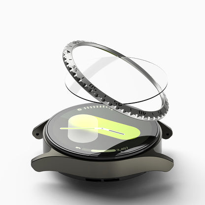 Rám Ochrana Ringke Styling pre Samsung Galaxy Watch7 40mm, Model 5, Strieborný