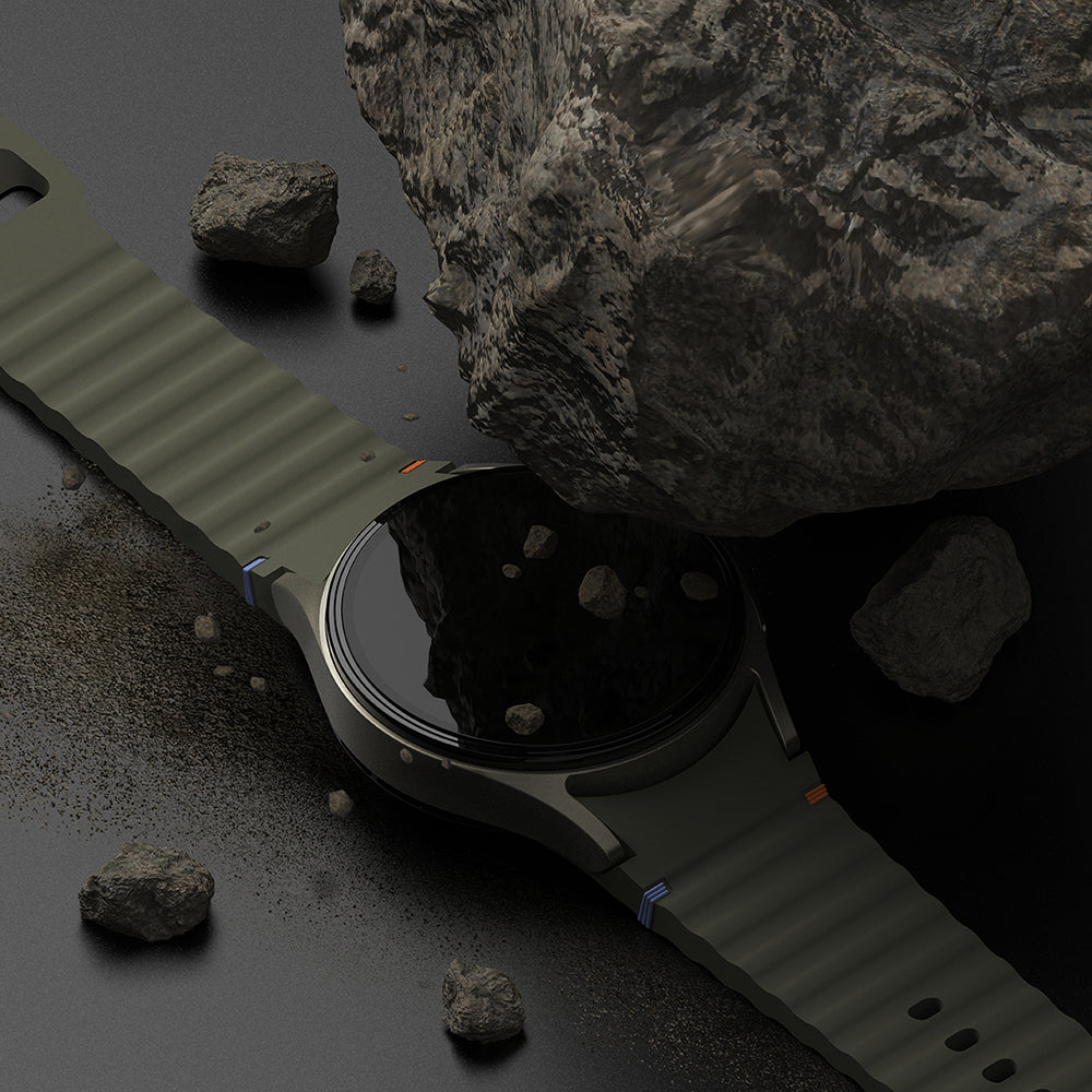 Rám Ochrana Ringke Styling pre Samsung Galaxy Watch7 40mm, Model 5, Strieborný