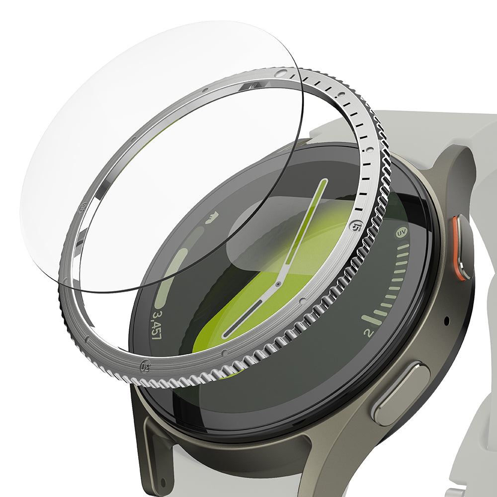 Rám Ochrany Ringke Styling pre Samsung Galaxy Watch7 40mm, Model 7, Strieborný